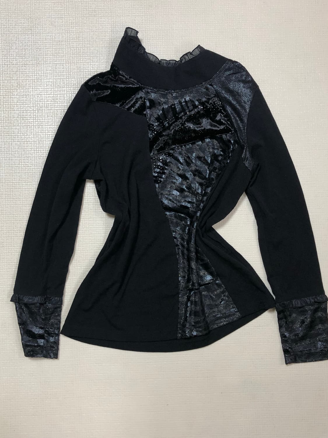 빈티지 블랙 오리엔탈 탑 상품이미지9