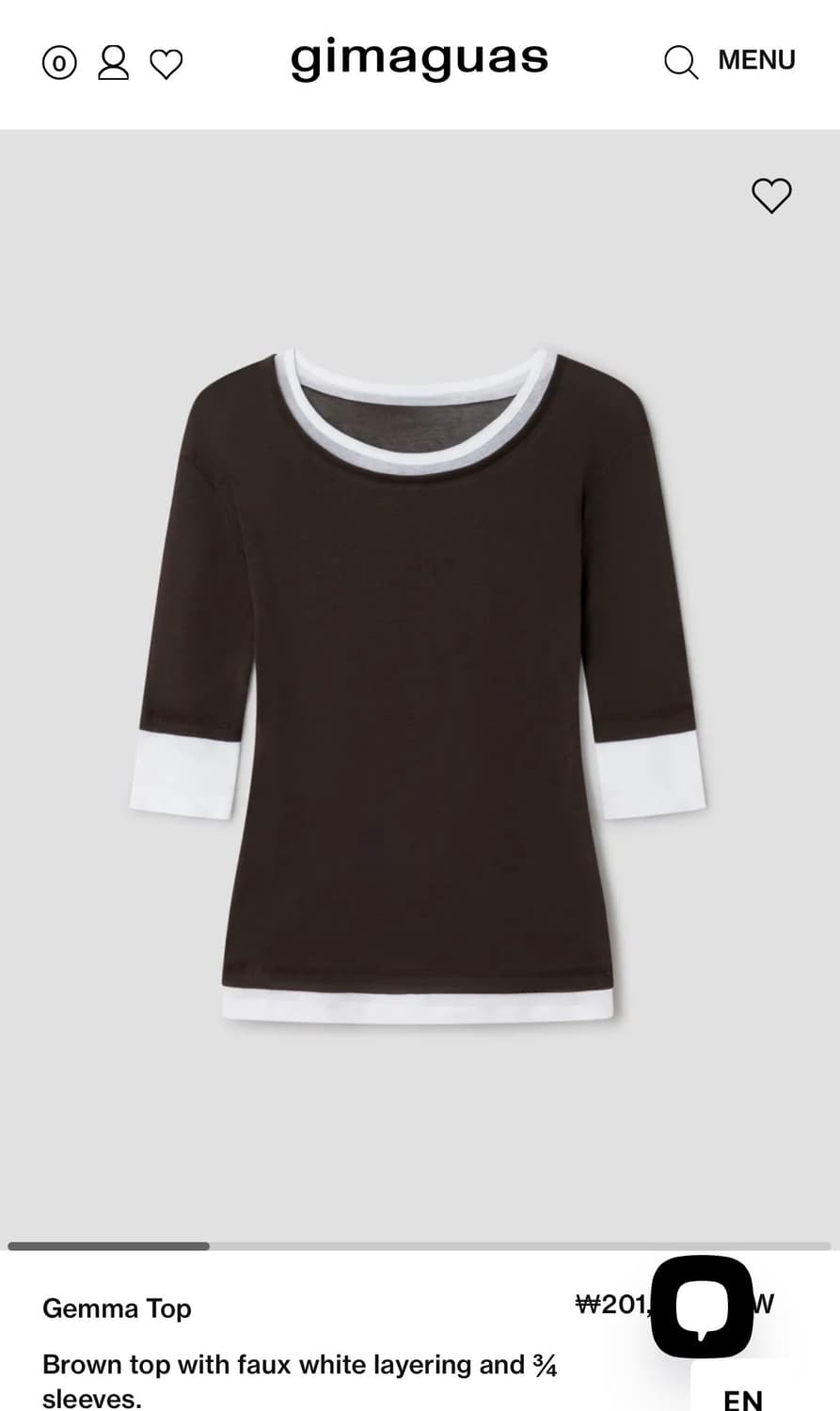 [S,M] 기마구아스 Gemma 레이어드 탑 상품이미지3