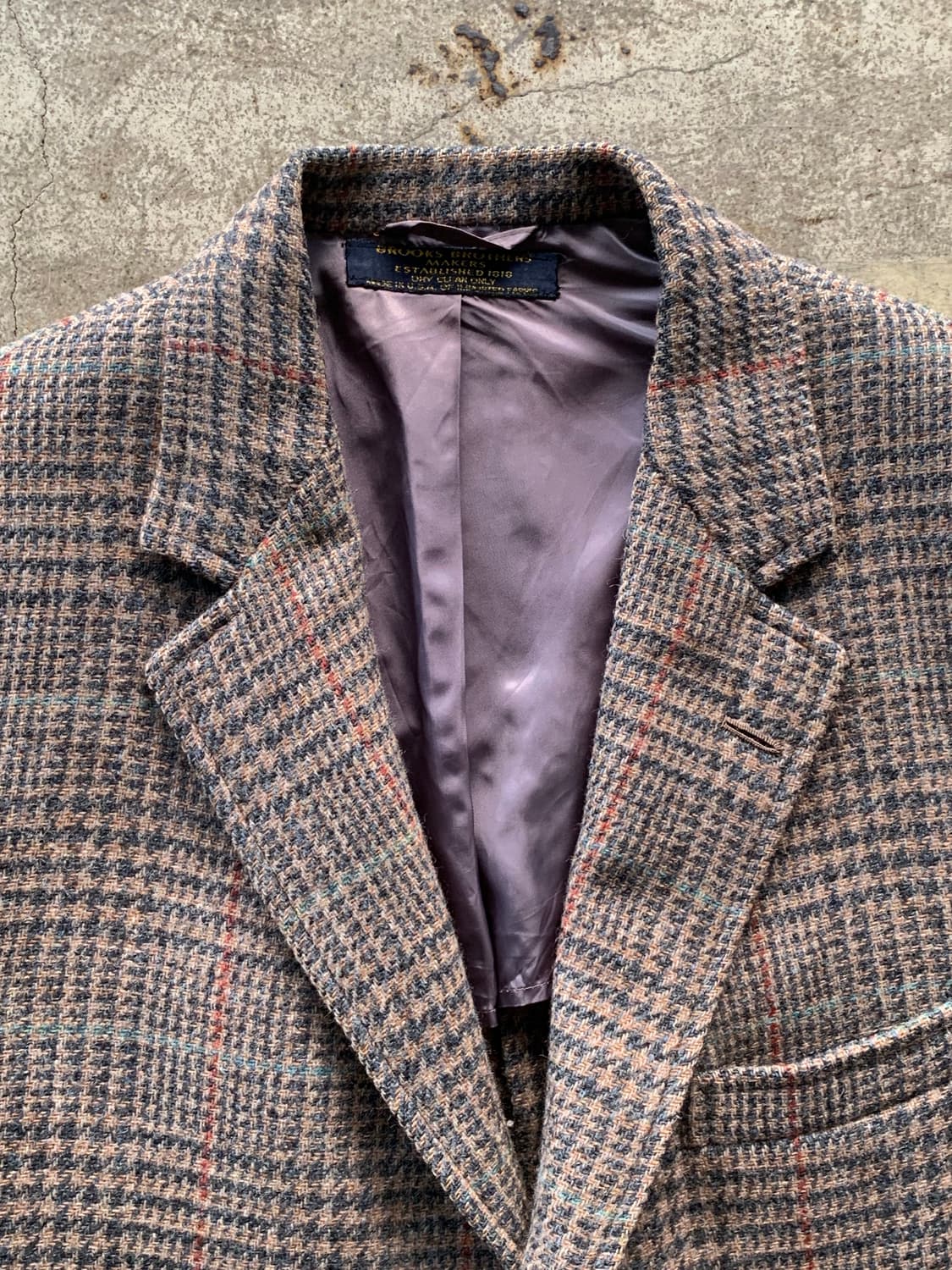 80s 브룩스 브라더스 메이커스 울 스포츠 자켓 41LG 상품이미지2