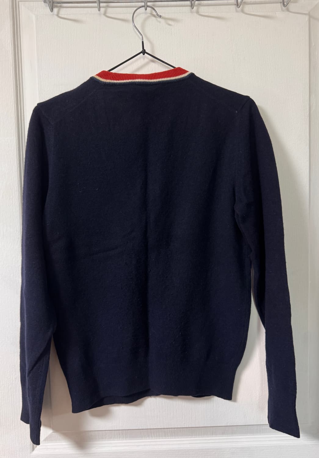 라코스테 라이브 남여공용 95 네이비 모 가디건 상품이미지2