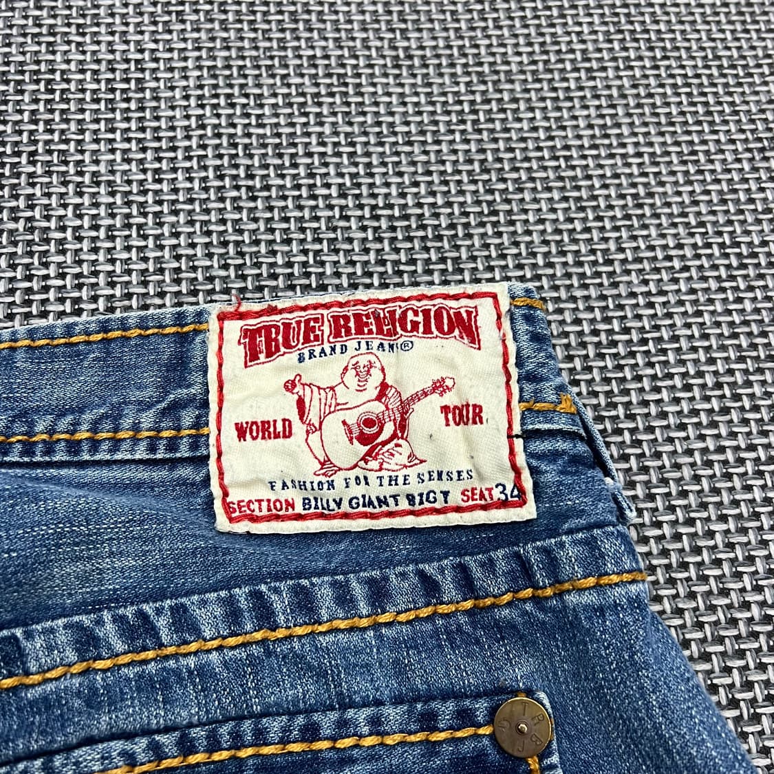 트루릴리전 빌리자이언트빅티 데님팬츠 상품이미지4