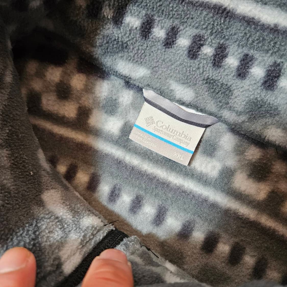 컬럼비아 노르딕 체크 플리스자켓 2XLsize 상품이미지6