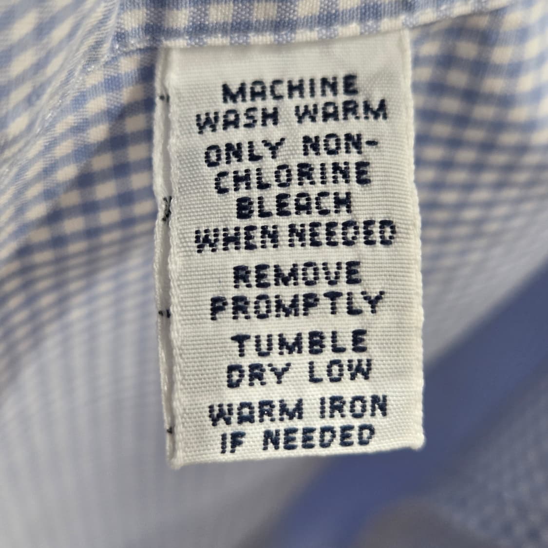 폴로랄프로렌 버튼다운 스카이블루 체크 반팔셔츠 M  상품이미지4