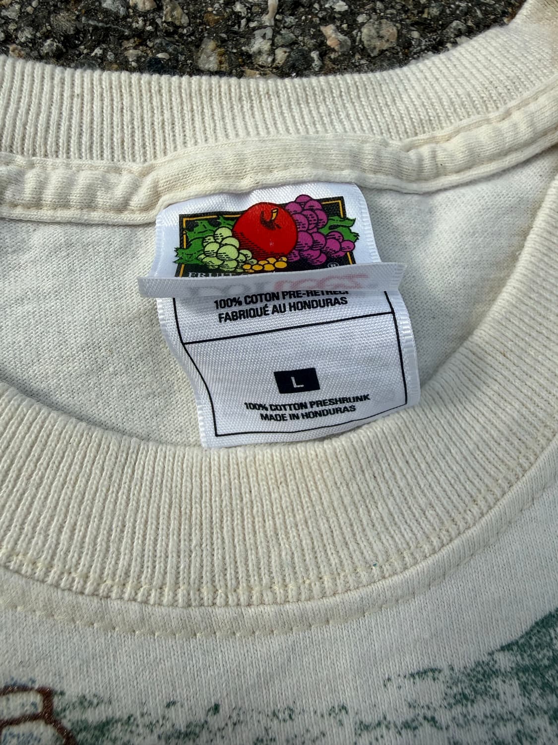 00s Fruit of the Loom 벤쿠버 맵 티셔츠 상품이미지4