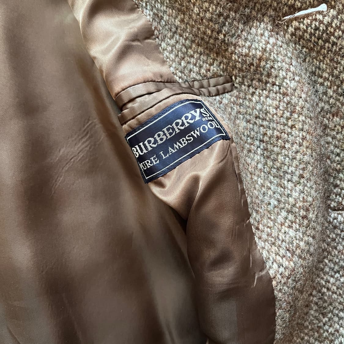 빈티지 버버리 셔틀랜드 트위드 발마칸 코트 상품이미지2