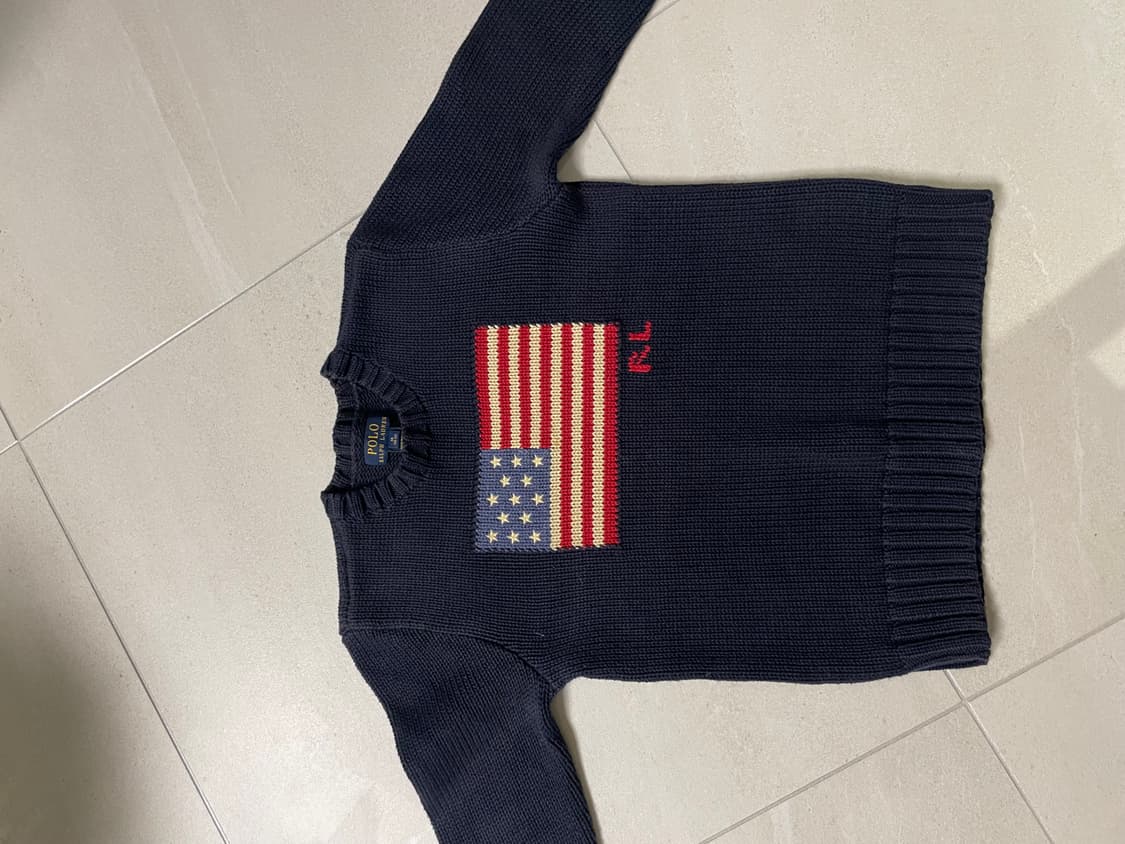 폴로 성조기 니트 상품이미지1