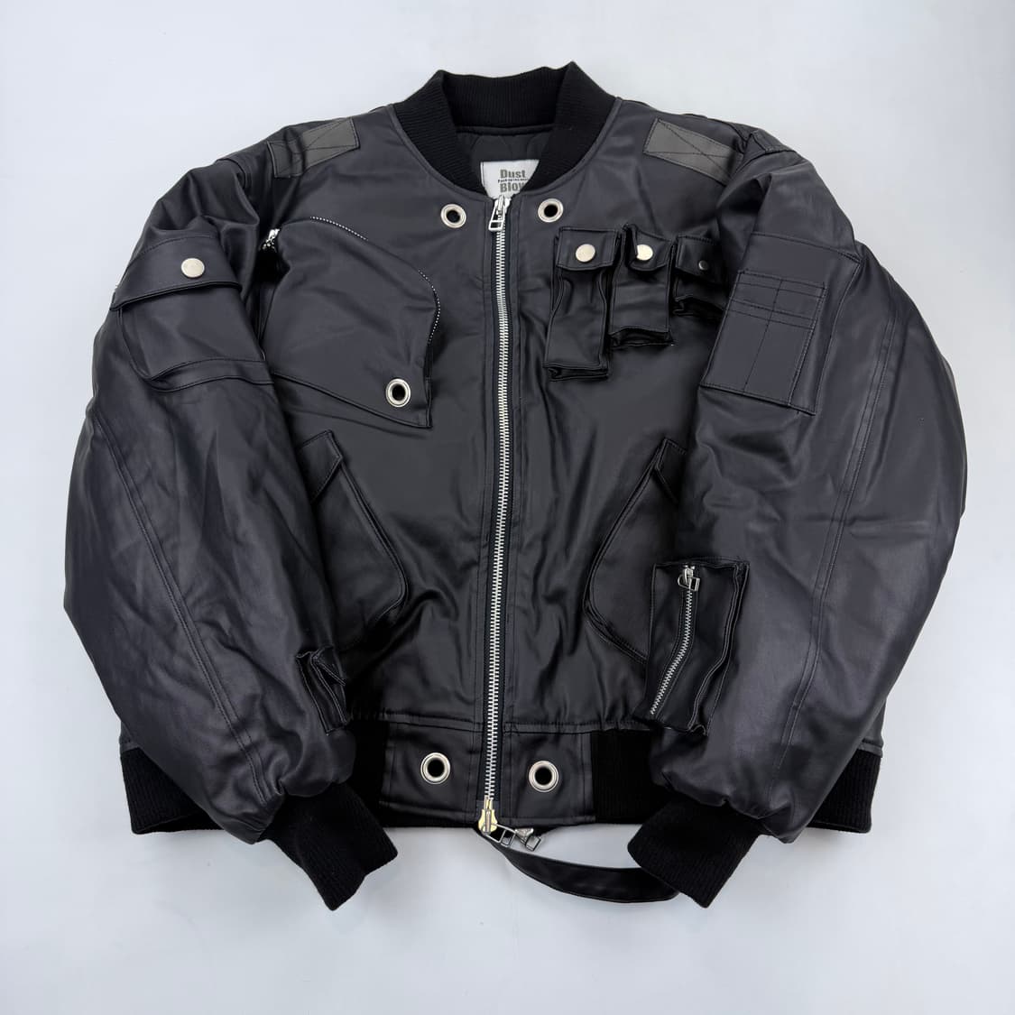 더스트블로우 멀티포켓 봄버 자켓 블랙 상품이미지2