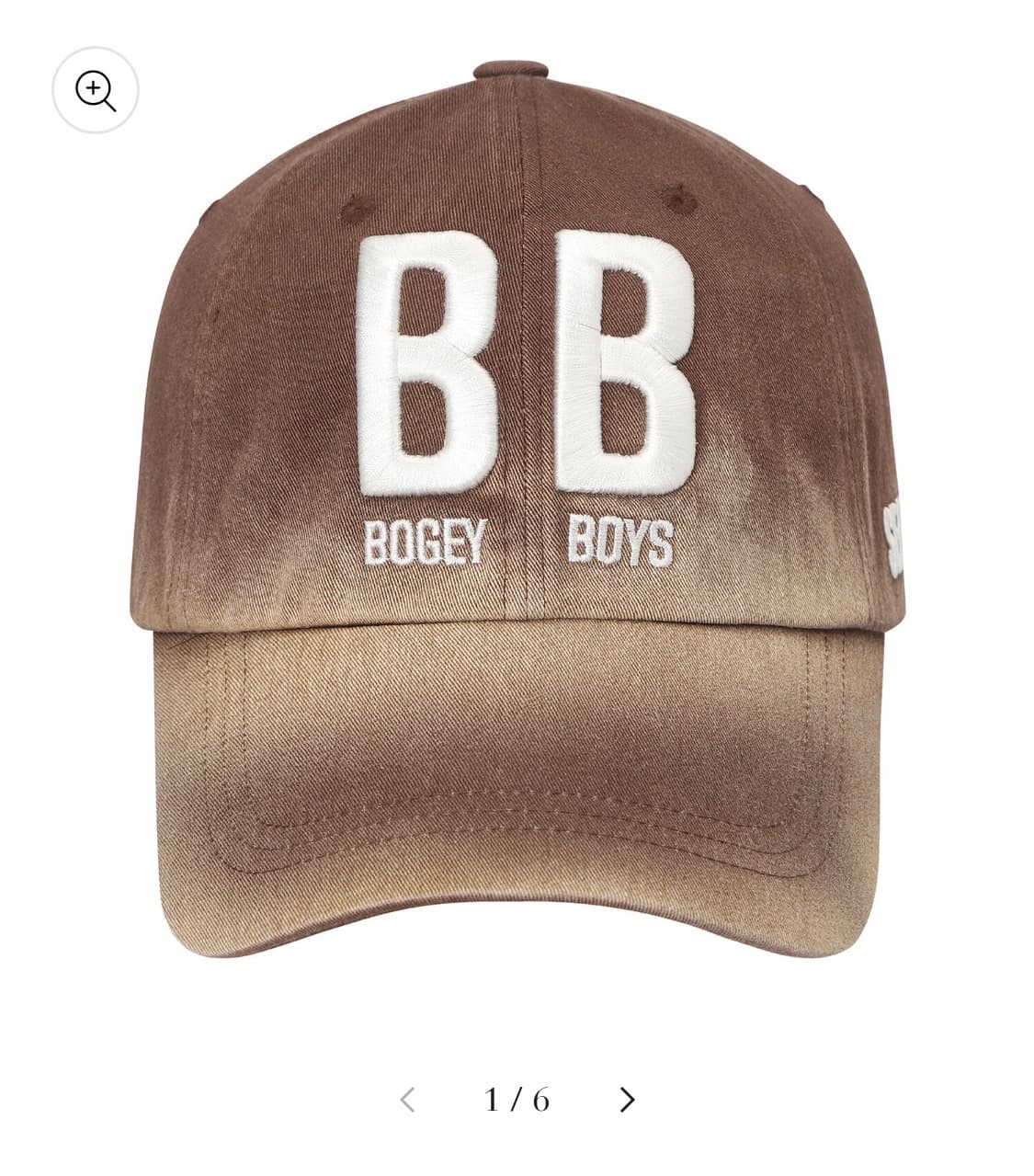 신시아님 착용) 보기보이즈 워시드 볼캡 브라운 상품이미지4