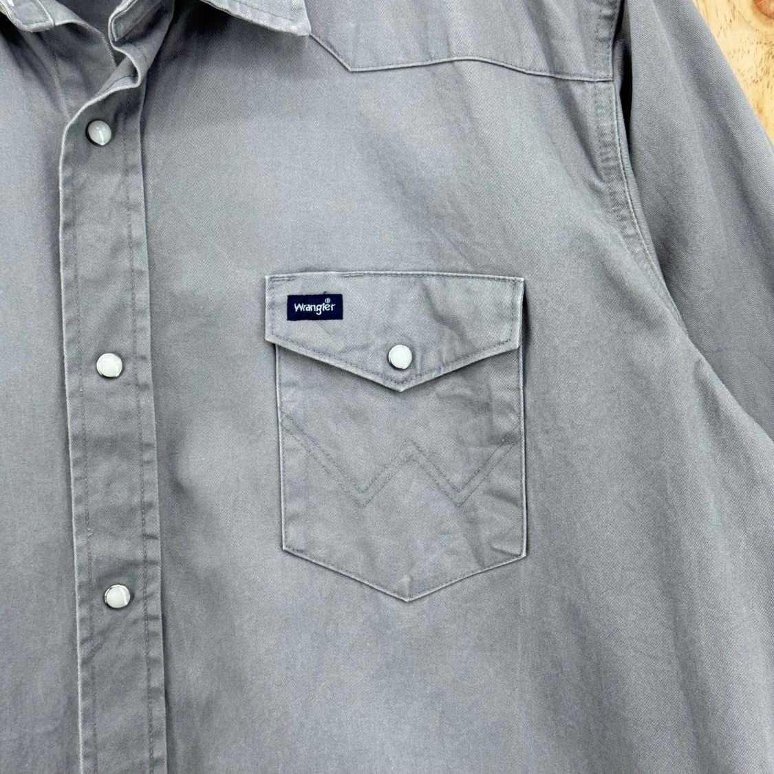 [2XL] 랭글러 웨스턴 셔츠 그레이 상품이미지2