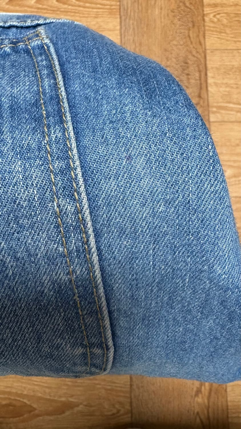 [M] HEUTE 로코 와이드 데님 블루 상품이미지7