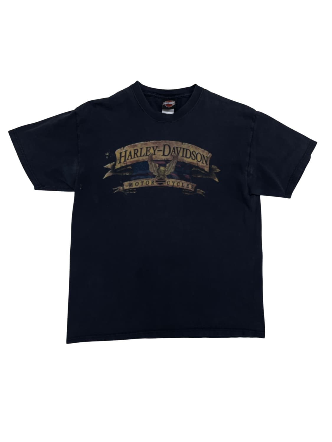 [L] 00s made USA 할리데이비슨 숏 슬리브 반팔 티셔츠 상품이미지3