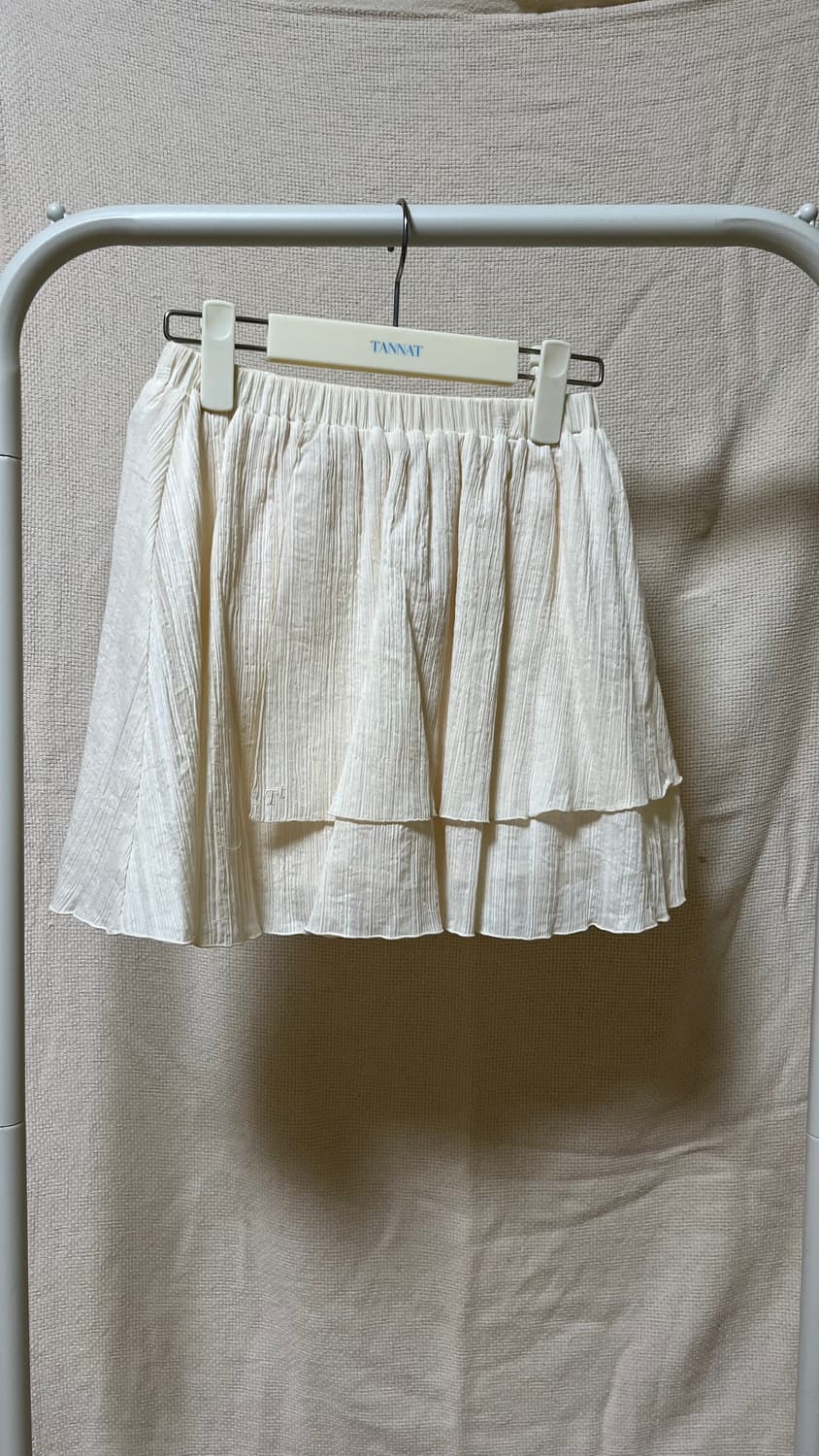 타낫 랩 미니스커트(크림) 상품이미지1