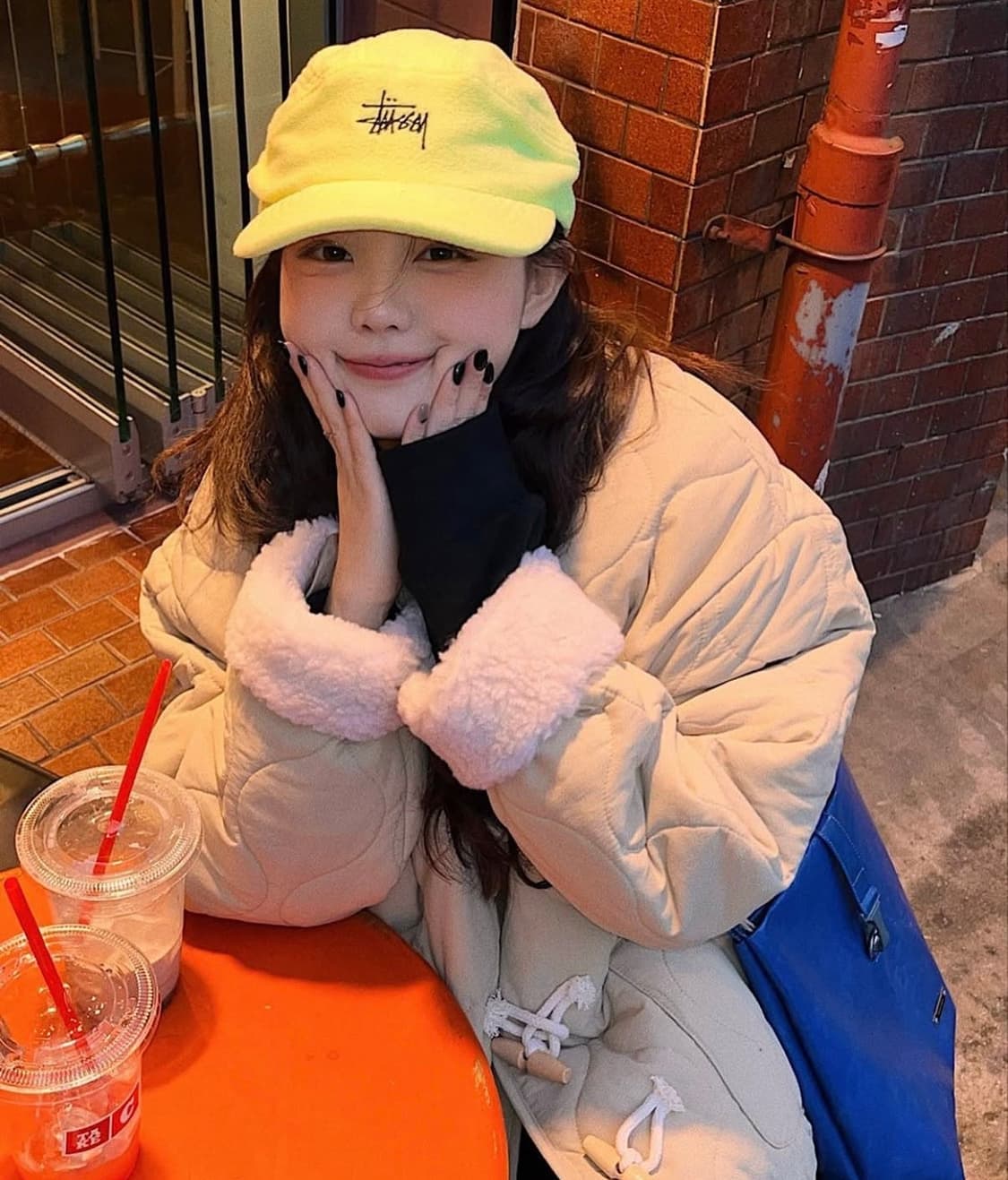 스투시 폴라 플리스 패널 러너 캡 상품이미지1