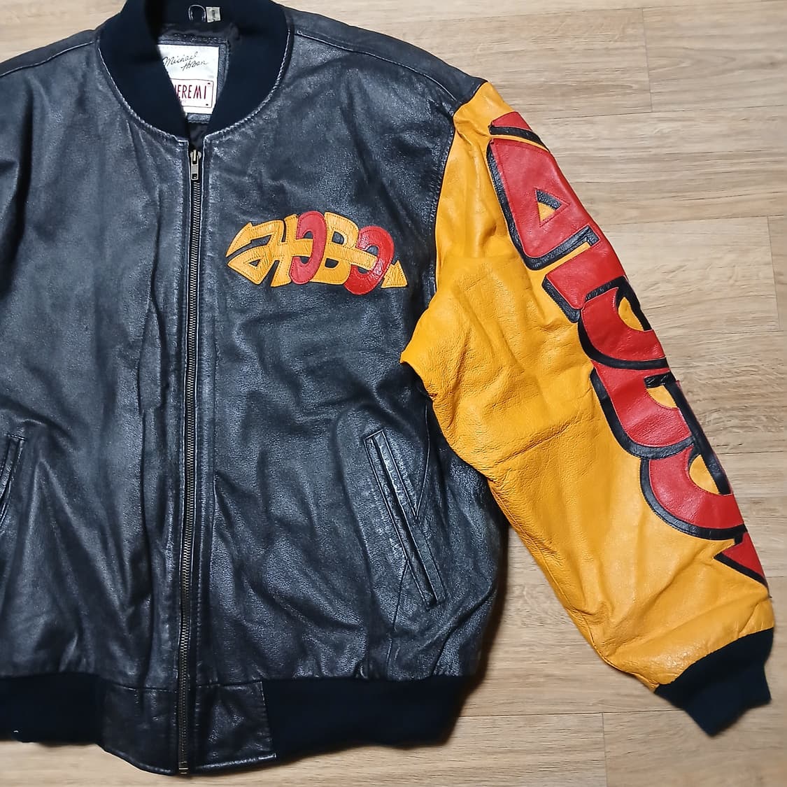 90s 마이클호반 가죽 레더 자켓 올드스쿨 빈티지 상품이미지4