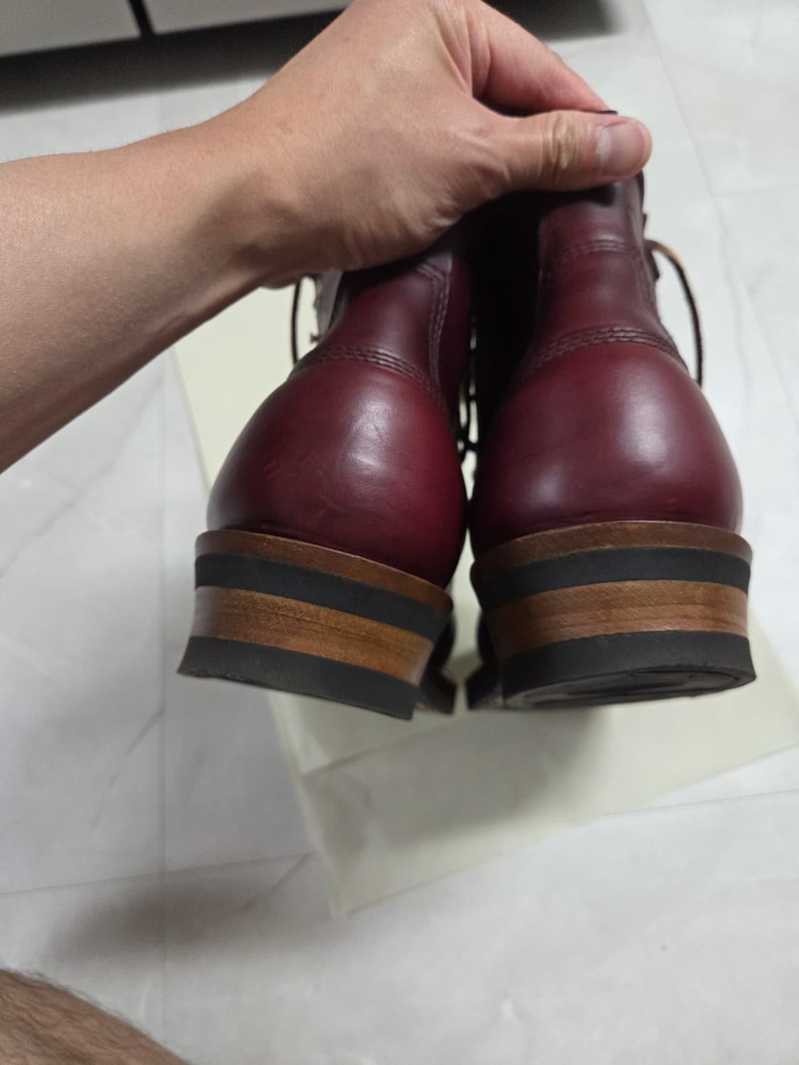 화이츠부츠 스모크점퍼 버건디 색상 9E  상품이미지7