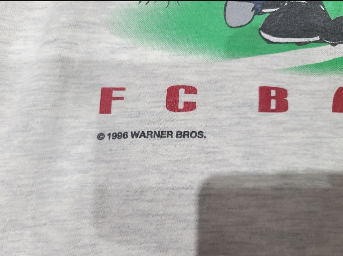 1996 루니툰즈 x FC 바르셀로나 빈티지티셔츠 상품이미지4