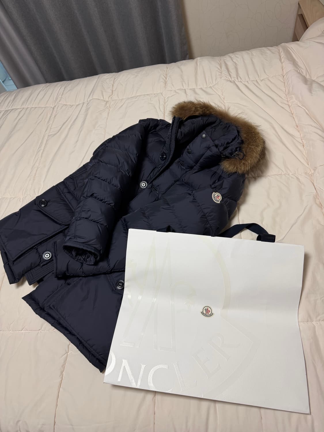 몽클레어클루니 다크네이비 5사이즈 상품이미지1