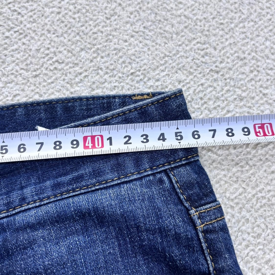 M(33) 플랙 빈티지 워싱 데님 팬츠 0515Y 상품이미지5
