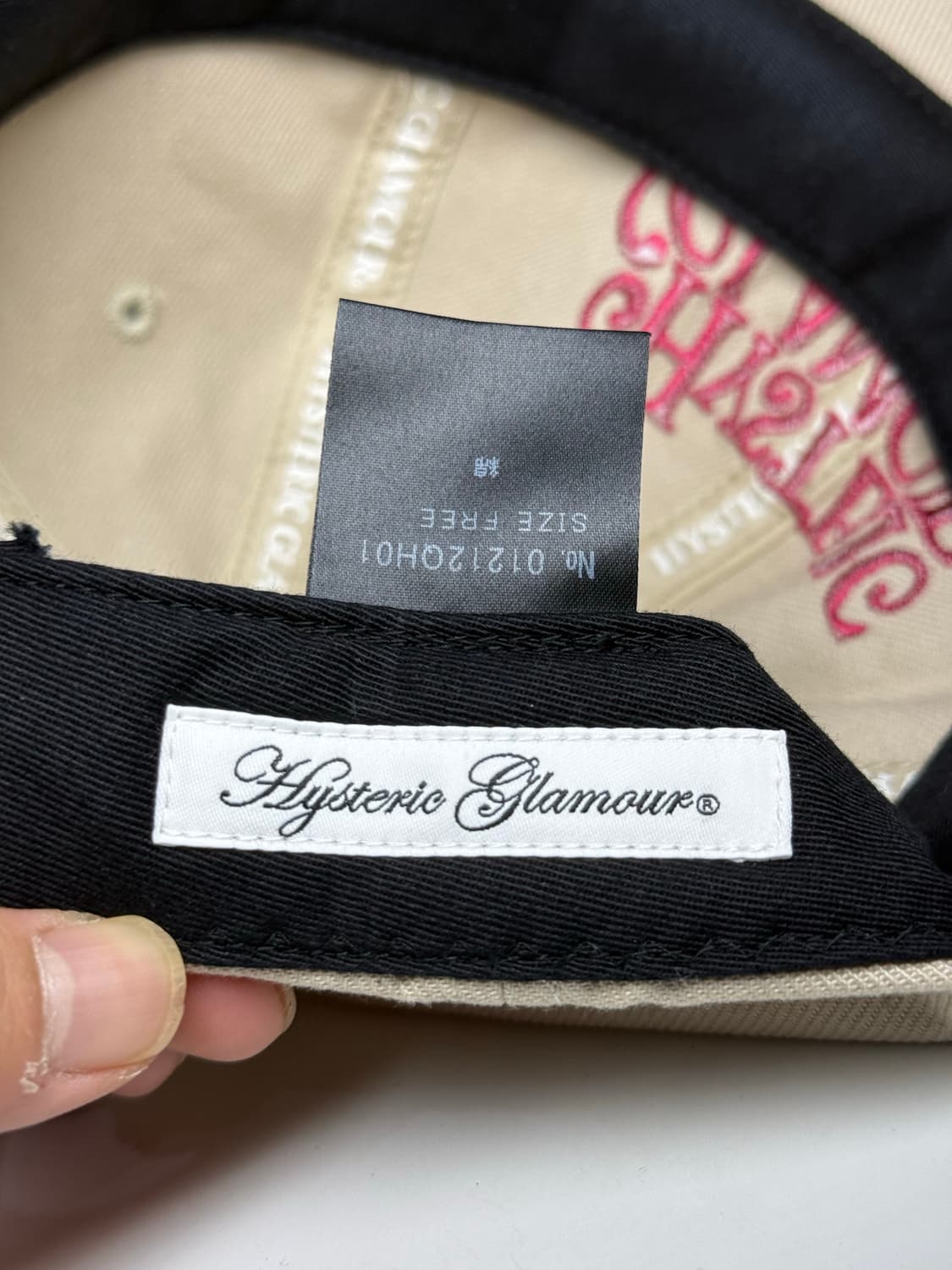 히스테릭 글래머 아카이브 자수 로고 볼캡 모자 상품이미지4