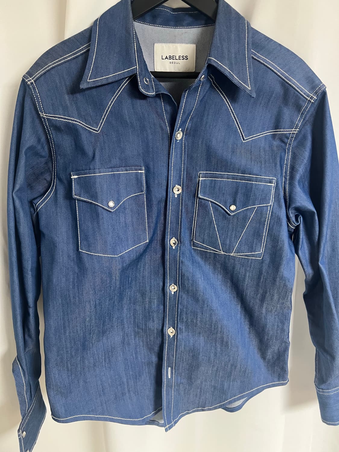 Labeless 웨스턴 데님 셋업 상품이미지4