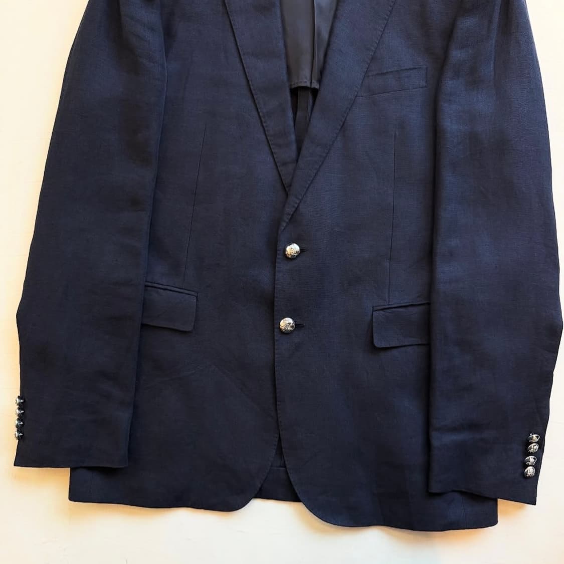 폴로 랄프로렌 실버 버튼 린넨 블레이저 상품이미지4