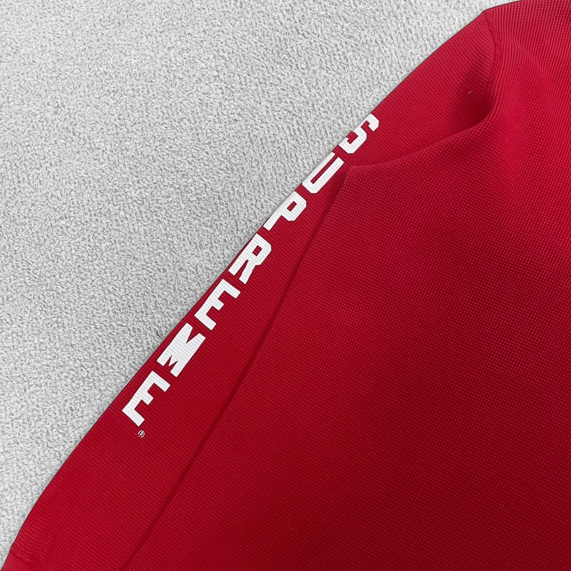 슈프림 Supreme 와플 써멀 후드티 레드 상품이미지3