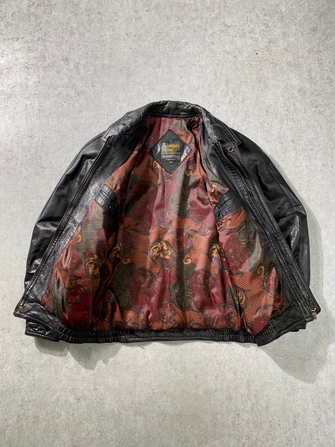 [95] 90s London 런던포그 소가죽 봄버자켓 상품이미지3