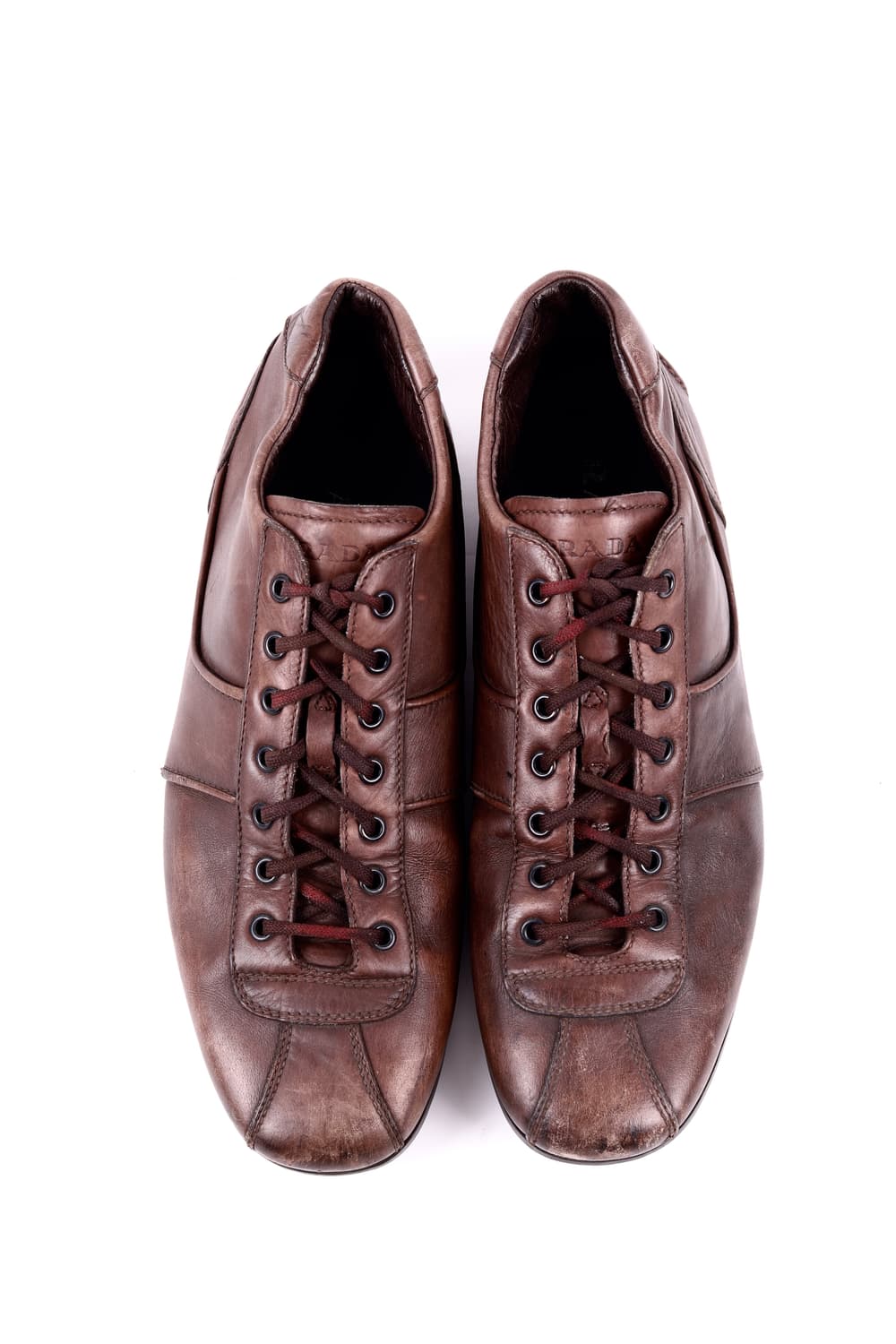 [9] 프라다 스포츠 아카이브 브라운 레더 드라이빙 스니커즈 상품이미지6