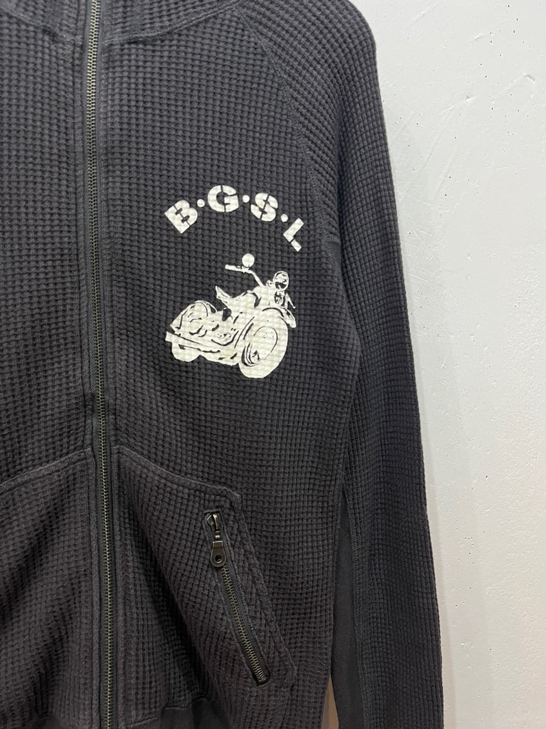 RUBBERSOUL SPORTWEAR 와플 후드집업 M 상품이미지2