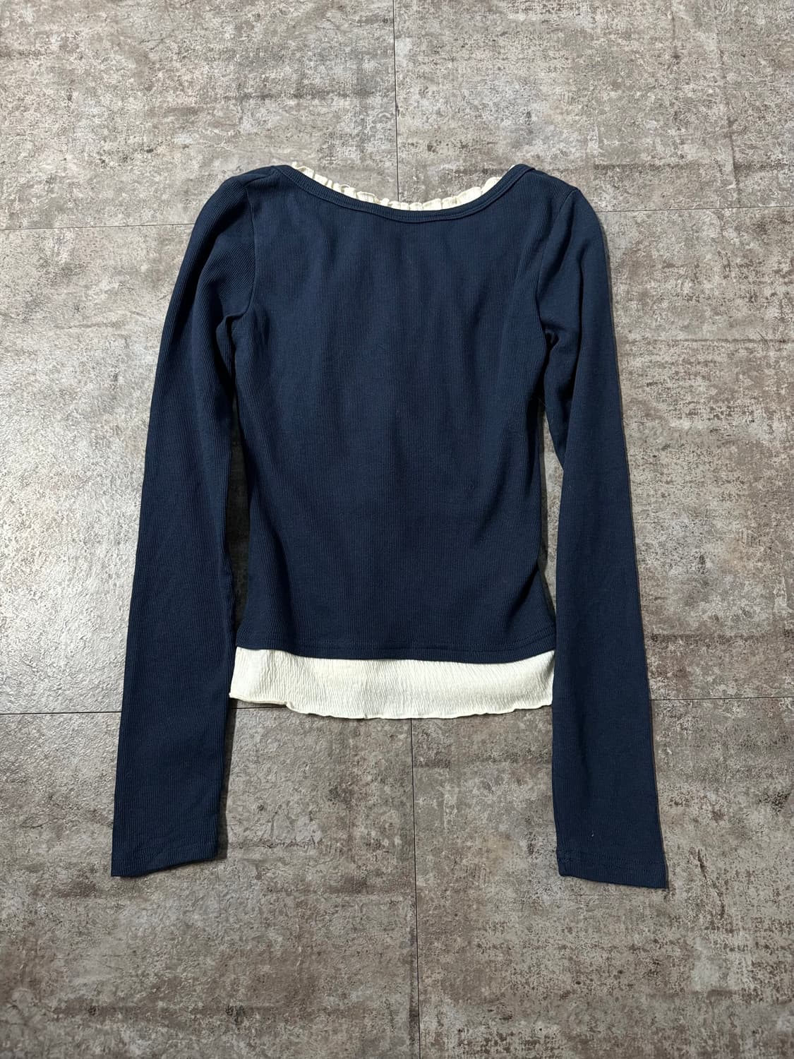 셔링 레이어드 탑 울 니트 스커트 2pcs SET 상품이미지8