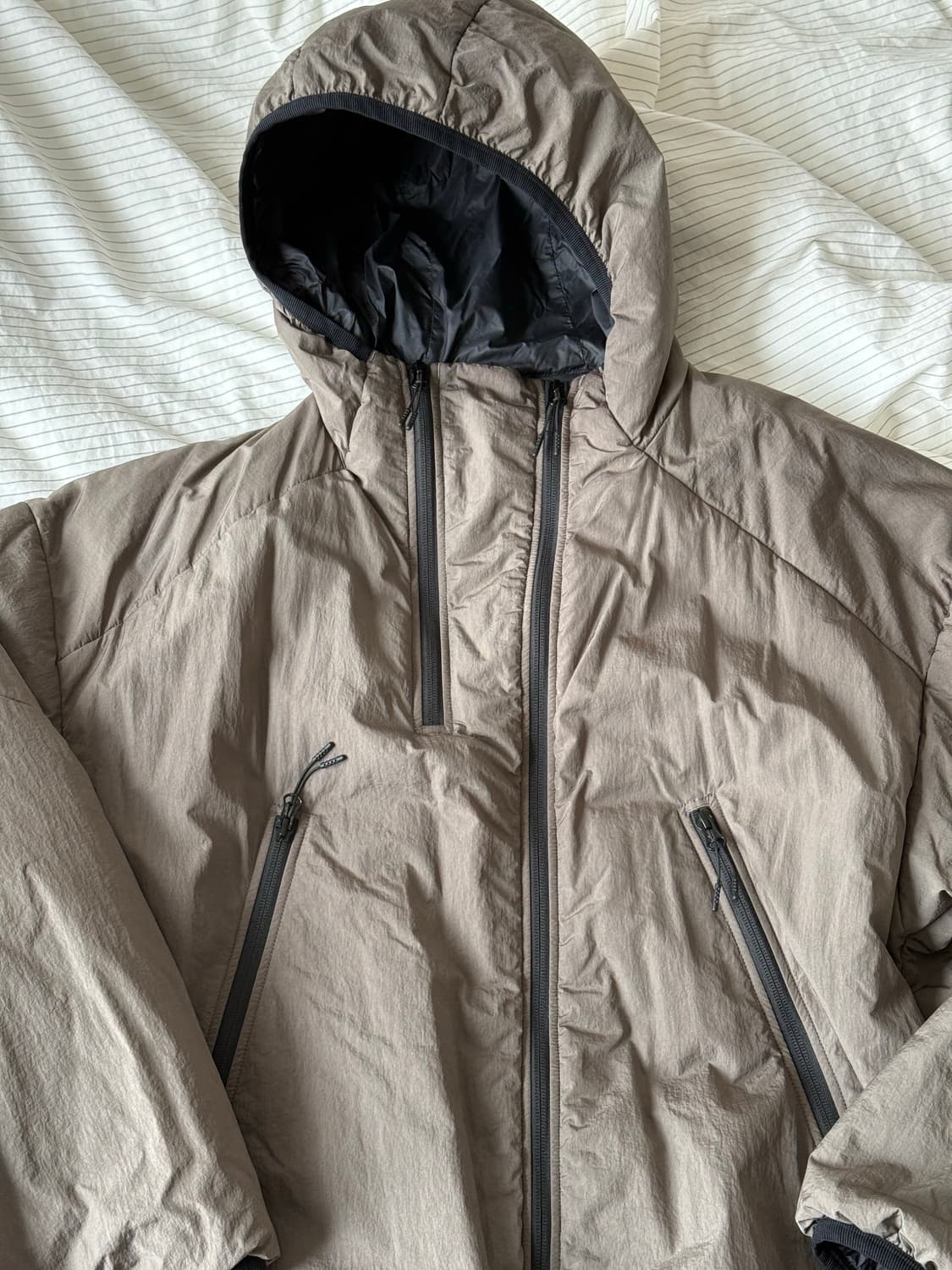 모이프 더블 집 인슐레이트 파카 스톤 3사이즈 상품이미지1