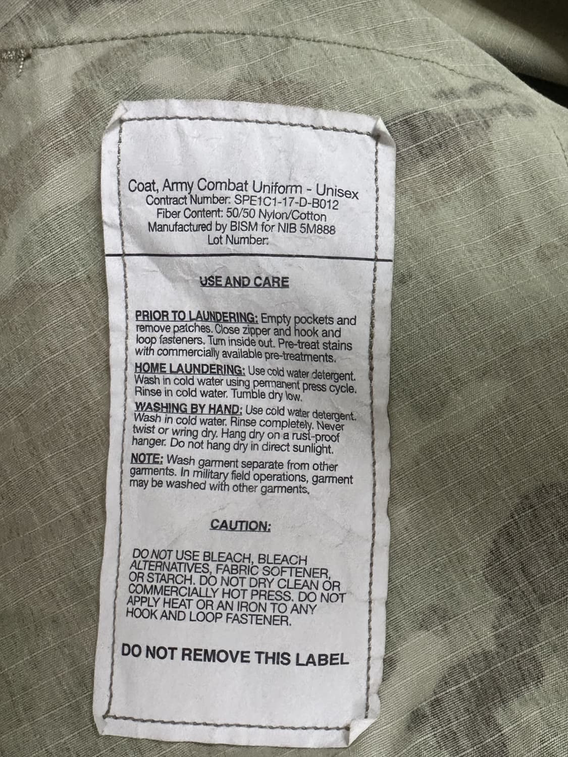 미군 OCP 멀티캠 전투복 상의 (M/R) (L) 상품이미지9