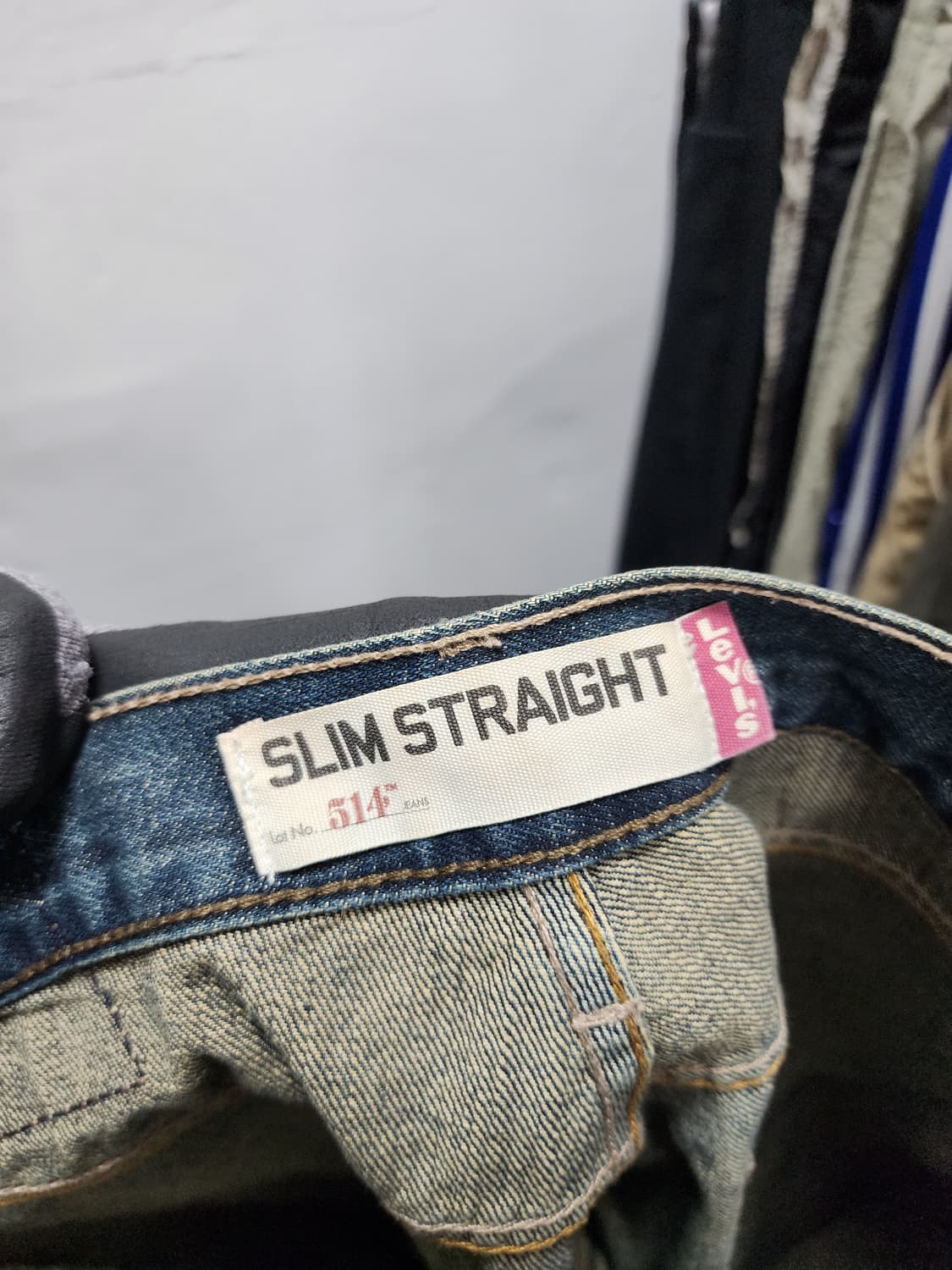 리바이스 514 슬림 스트레이트 청바지  상품이미지3