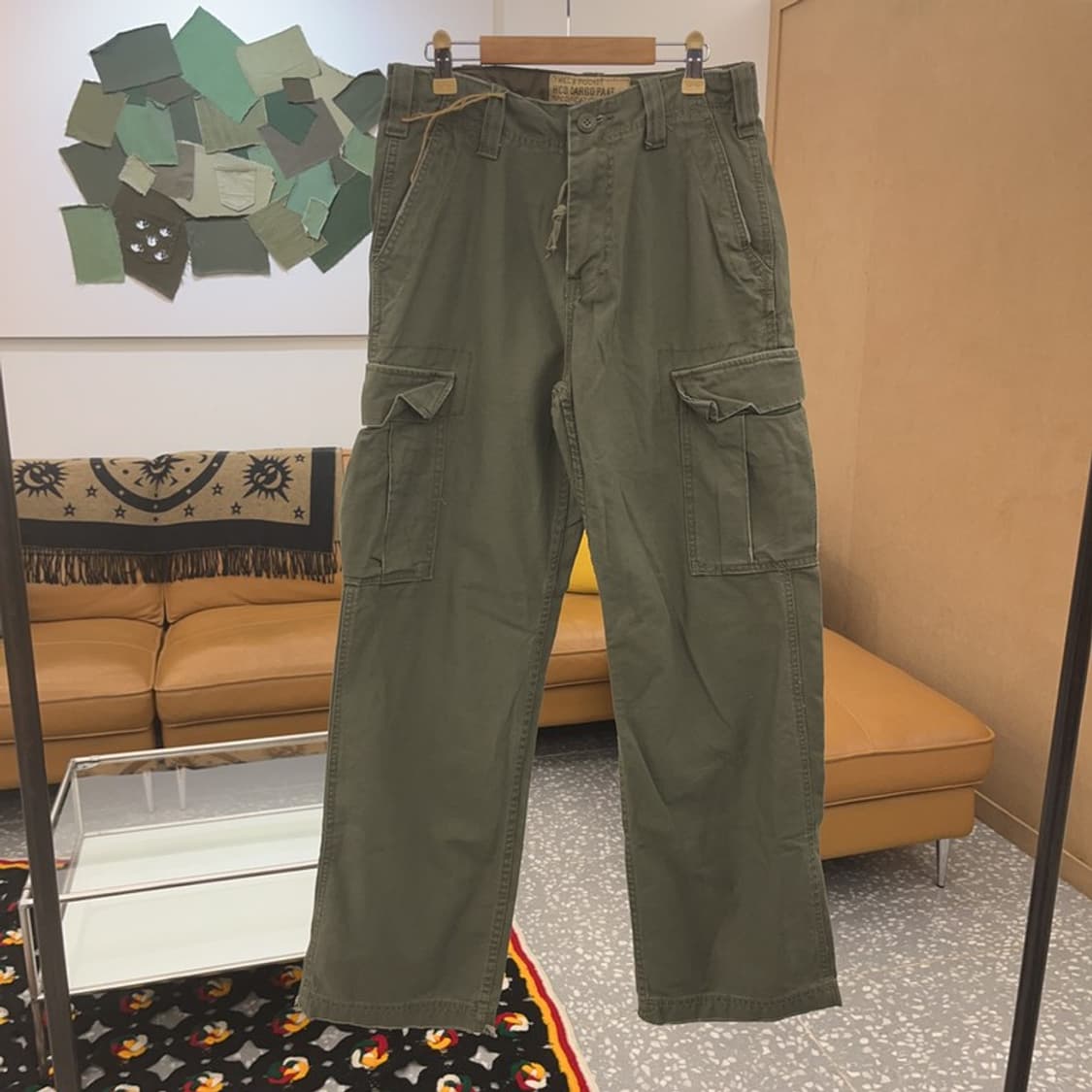 HCO 빈티지 카고팬츠 면바지 28인치 C06405 상품이미지3