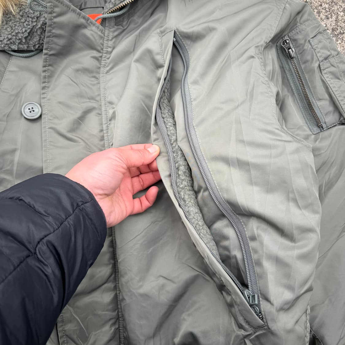 [M~L] Beams 빔즈 N2B 프리마로프트 항공점퍼 상품이미지8