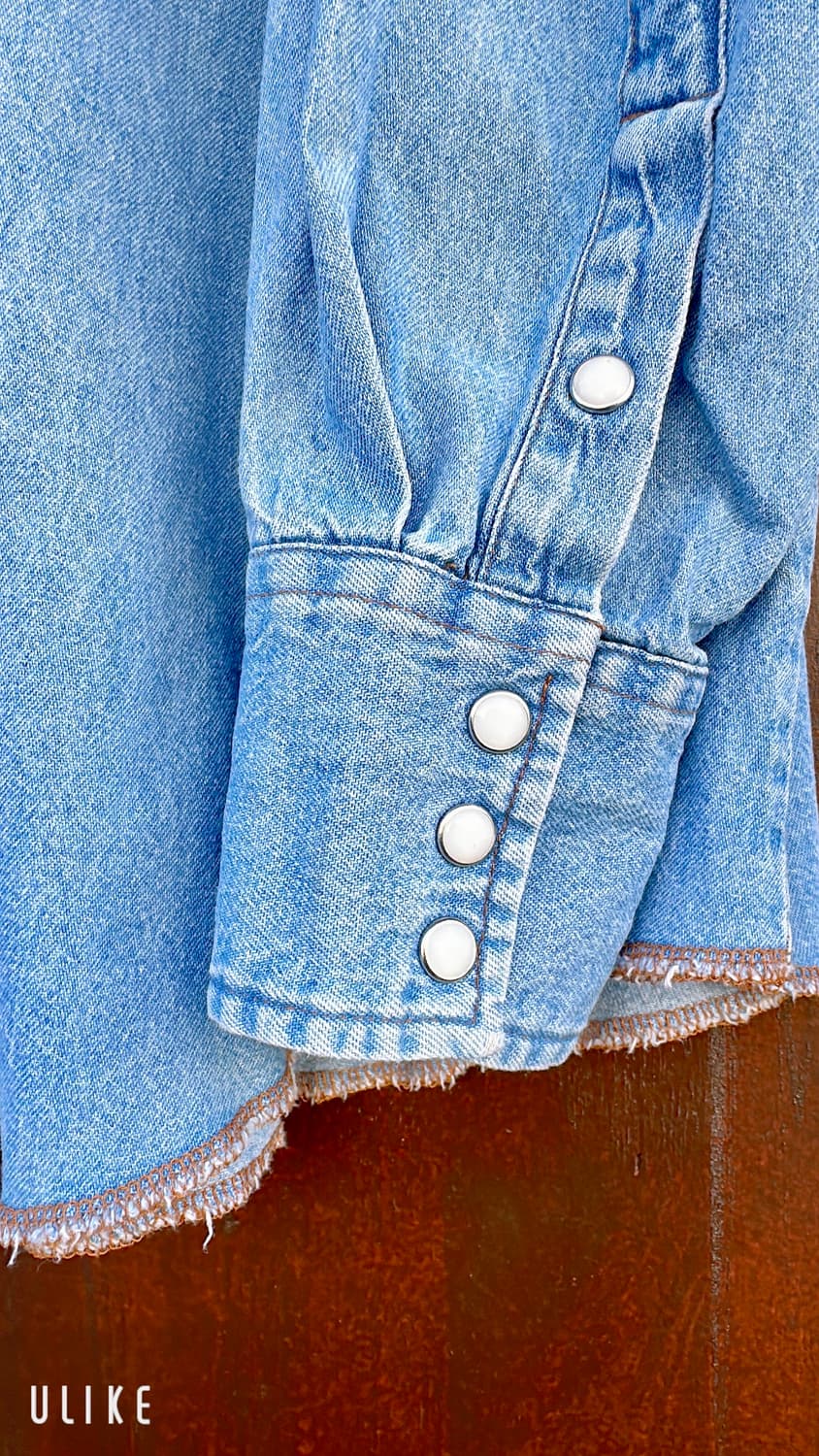 90년대 랭글러(Wrangler)의 데님 웨스턴 셔츠 상품이미지5