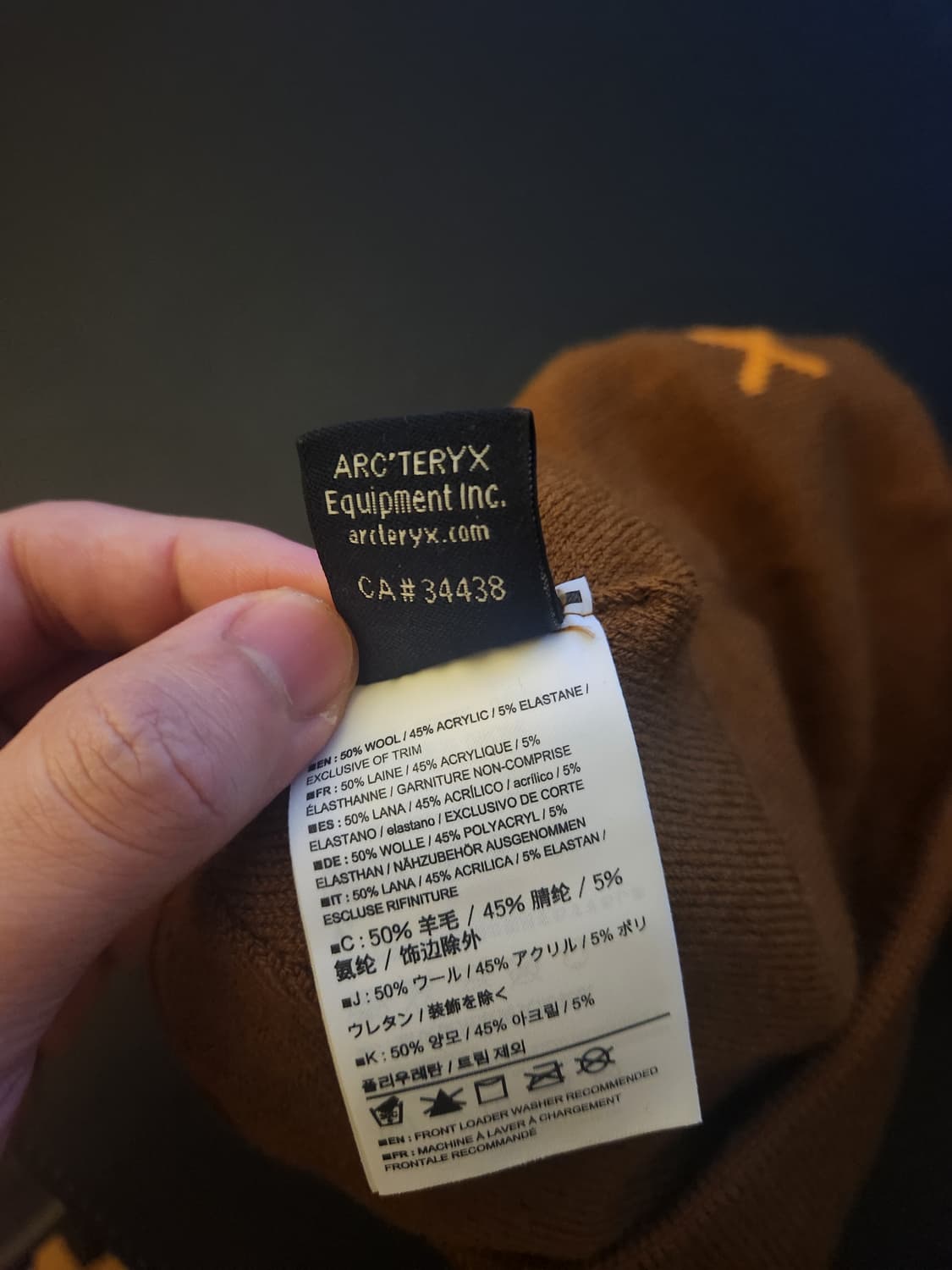 23FW 아크테릭스 울 버드 워드 토크 비니 상품이미지4