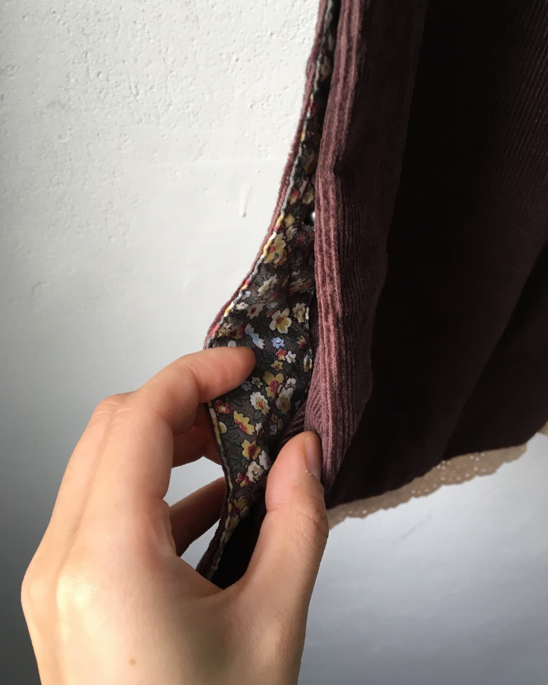 Button up point corduroy capri patns 상품이미지3