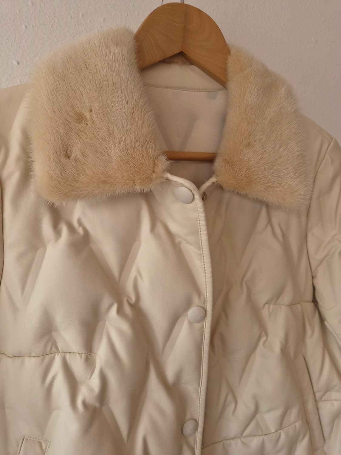 보니스팍스 Bonispax 여성 인조가죽구스밍크퍼자켓 5사이즈 상품이미지4