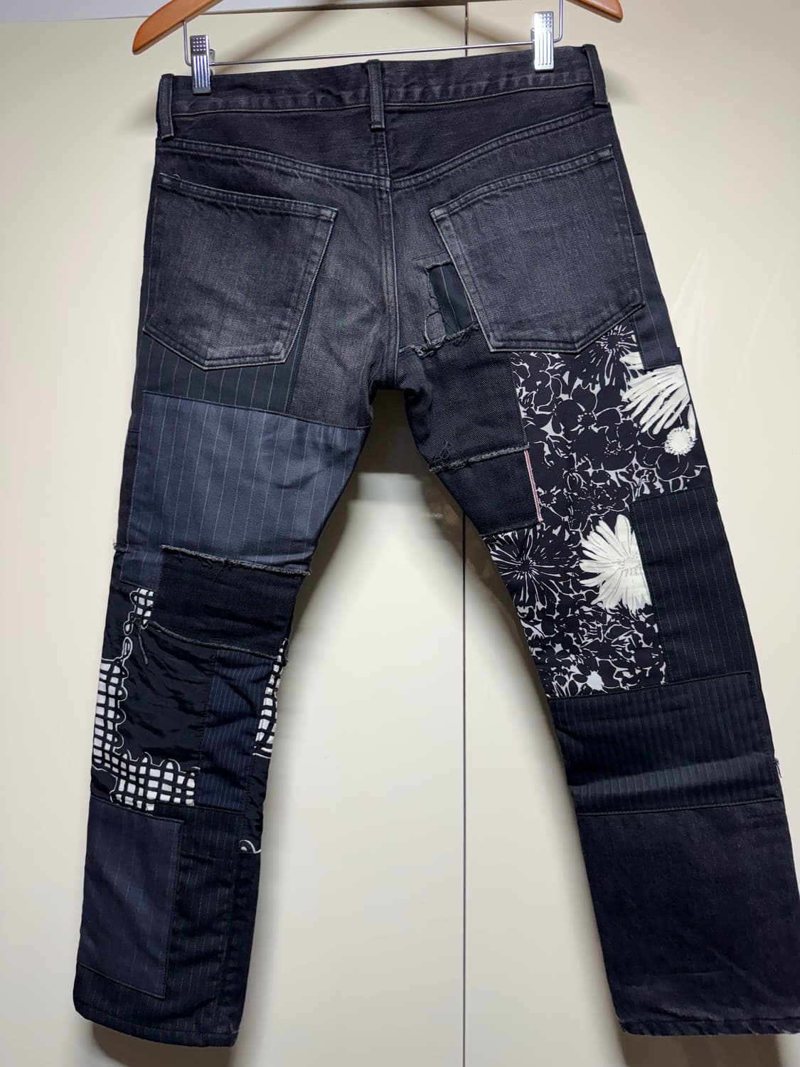 준야와타나베 17SS 셀비지 패치워크 데님 상품이미지2