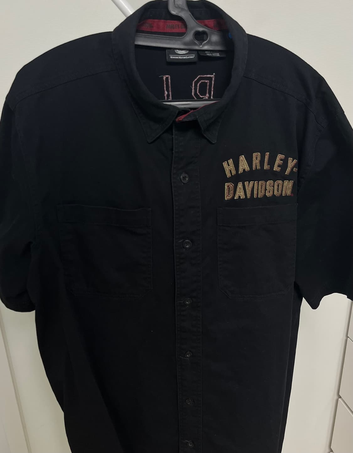 할리데이비슨 반팔 셔츠 L 상품이미지2
