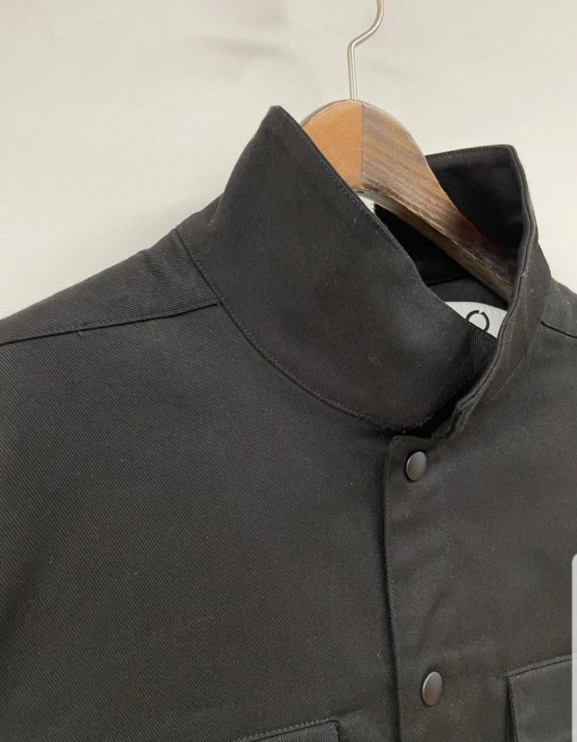 [정가 23.5만] 제로세컨드 블랙 백 지퍼 데님 자켓 (M사이즈) 상품이미지5