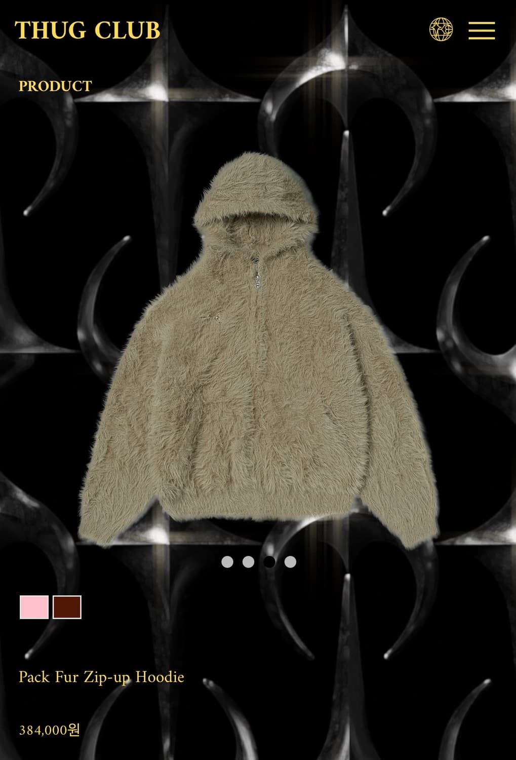 [3] 떠그클럽 Pack Fur Zip-up Hoodie 상품이미지1