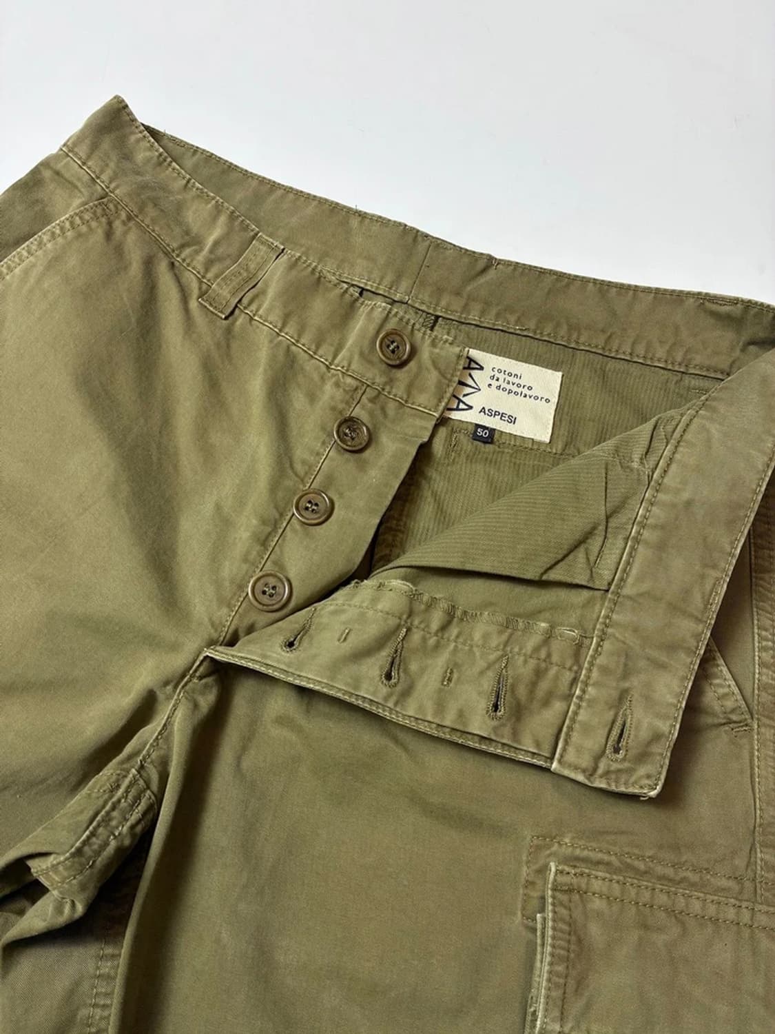 아스페시 ASPESI 17ss 코튼 카고 반바지 PN9075 상품이미지3