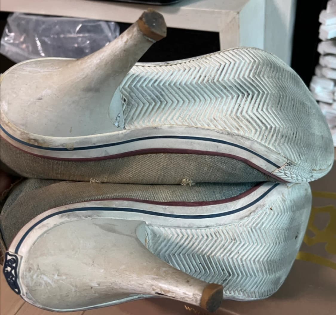 Ash 웨지힐 스니커즈 스터드 데님 상품이미지5