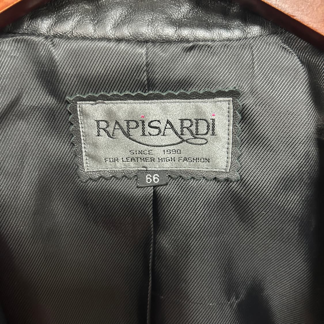 RAPISARDI 가죽 빈티지 가죽 자켓 상품이미지6
