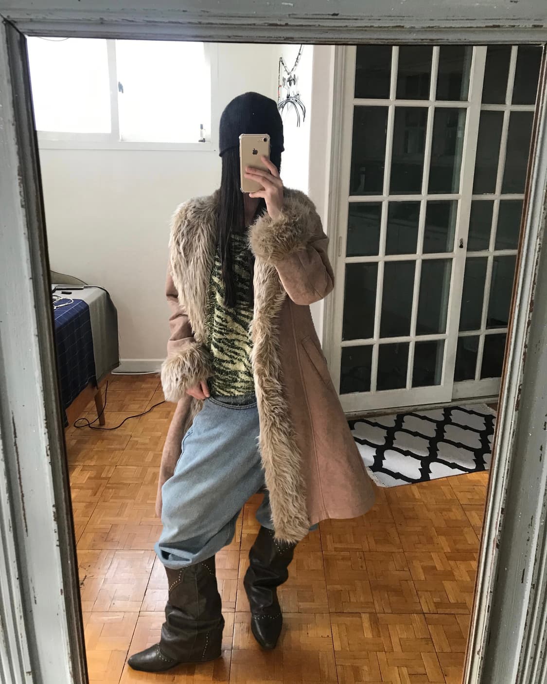 vintage shearing coat 상품이미지1