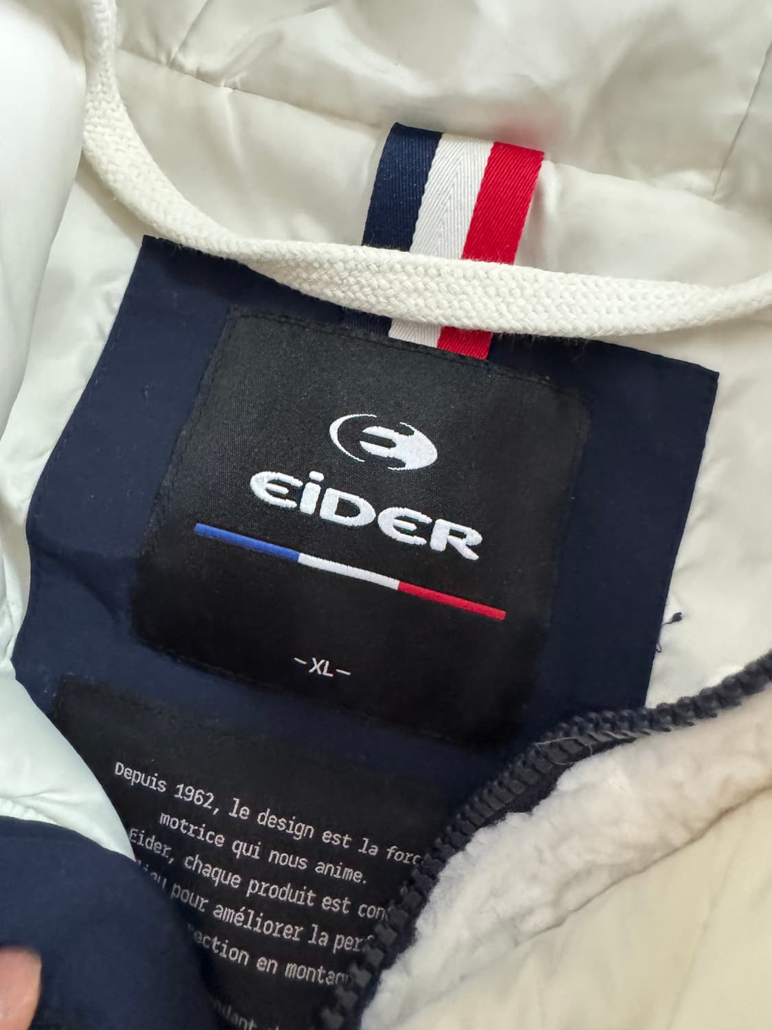 아이더 Eider 뽀글이 후드 후리스 패딩 XL 상품이미지3