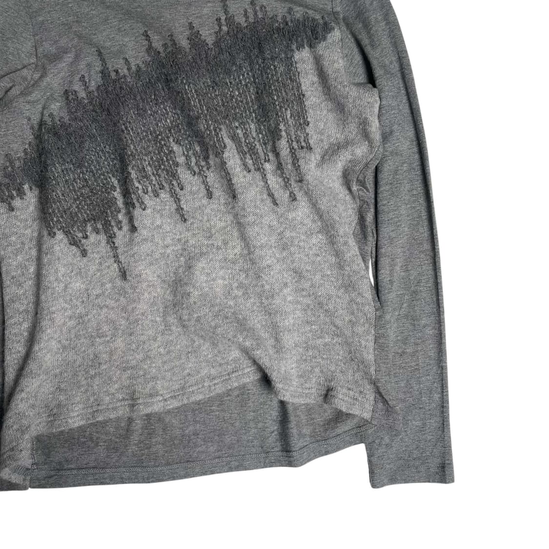 Pour deux 지그재그 스티치 롱 슬리브 니트 상품이미지4