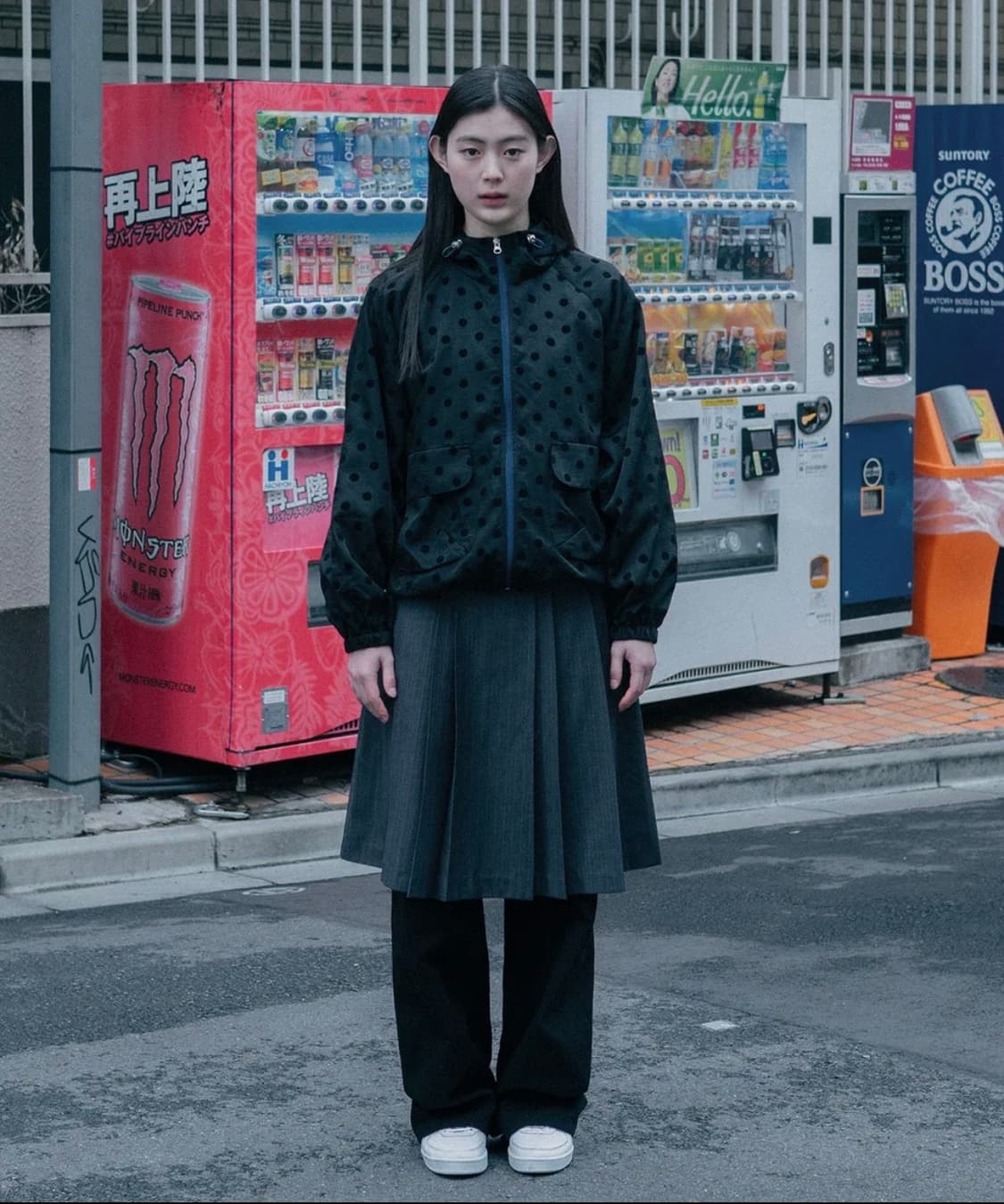 오헤시오 OHESHIO 도트 윈드브레이커 상품이미지3